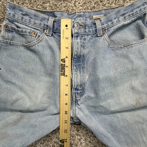 Vintage Levis 505 Jeans Mens 34x30 (Fits 32x28.5) Blue Regular Fit Denim Y2K - Picture 15 of 16